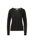 Veronica Beard Milette Merino Wool Pullover Black