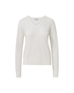 Veronica Beard Milette Merino Wool Pullover - Ivory