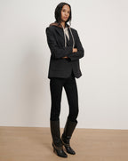 Veronica Beard Orine Contrast Hoodie Dickey