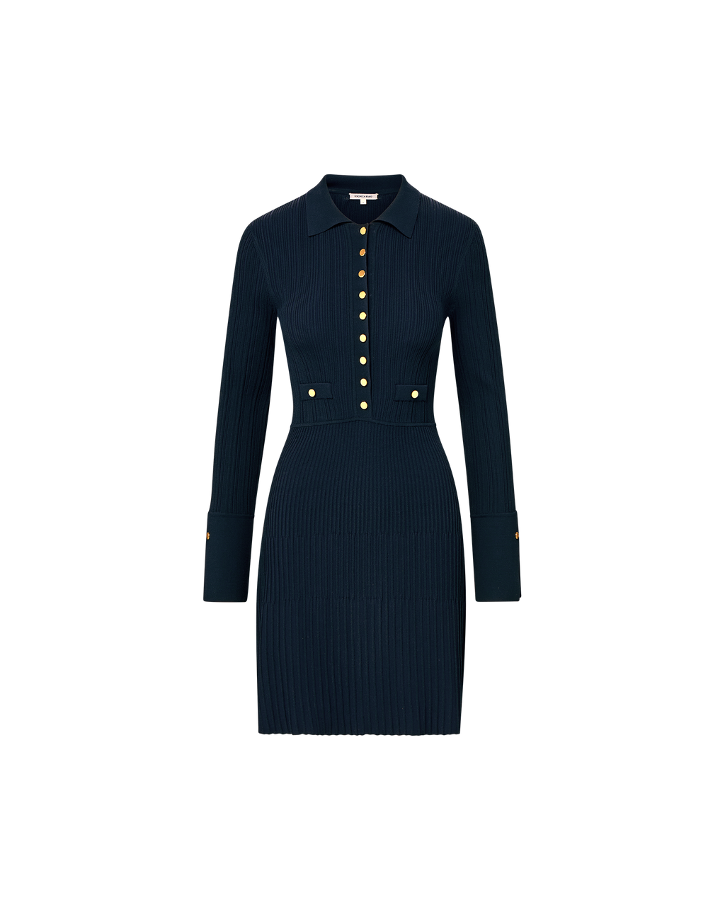 Veronica Beard Lauper Knit Mini Dress Navy
