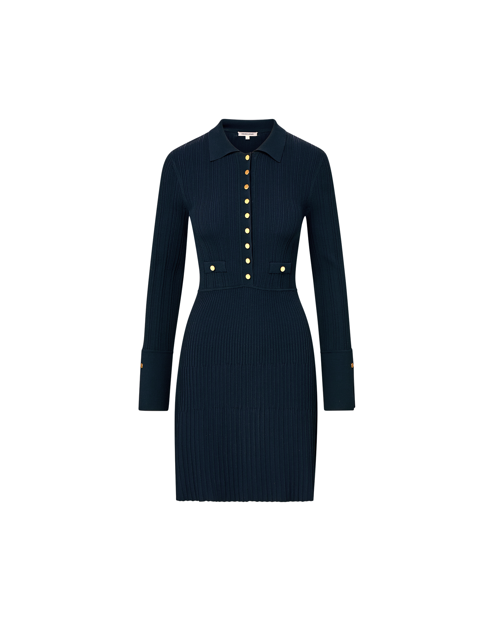 Veronica Beard Lauper Knit Mini Dress Navy