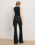 Veronica Beard Sid Crewneck Top - Navy