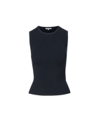Veronica Beard Sid Crewneck Top - Navy