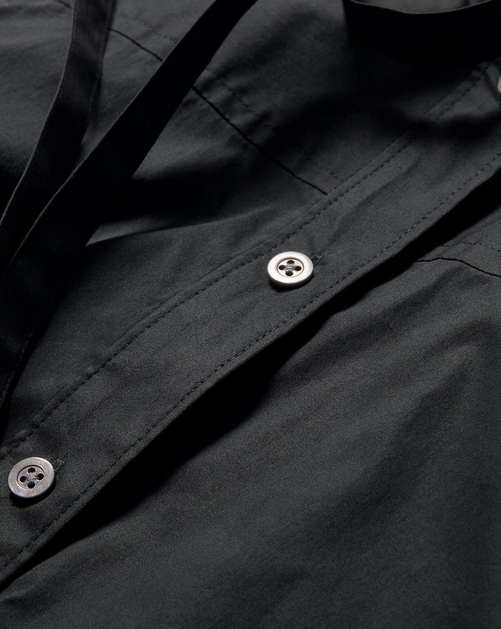 Veronica Beard Joon Tie-Neck Button-Down Blouse - Black