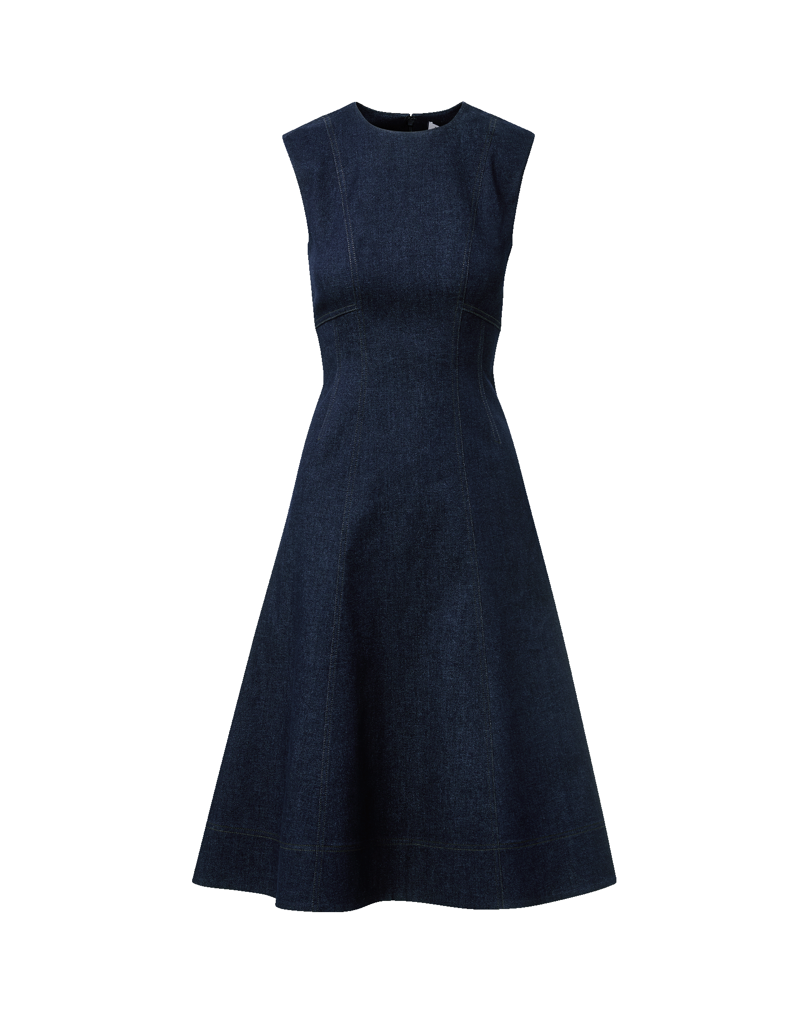 Veronica Beard Dulce Denim Midi Dress - Midnight Wash