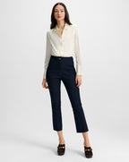 Veronica Beard Kimra Kick-Flare Pant - Midnight Wash
