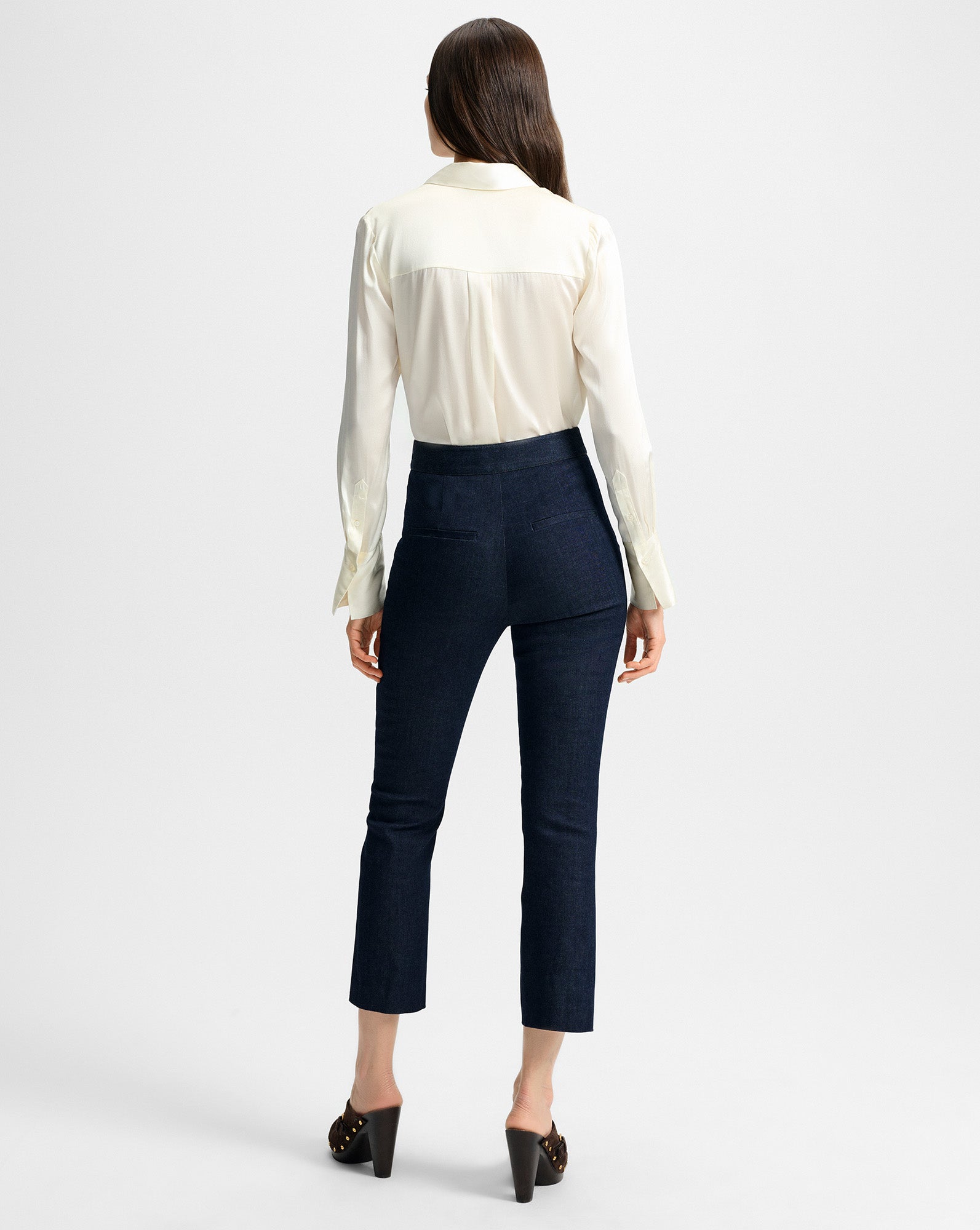 Veronica Beard Kimra Kick-Flare Pant - Midnight Wash