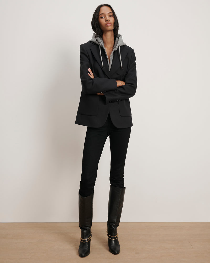 Veronica Beard Bankes Oversized Dickey Jacket - Navy