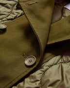 Veronica Beard Newberry Puffer Trench Coat - Cypress
