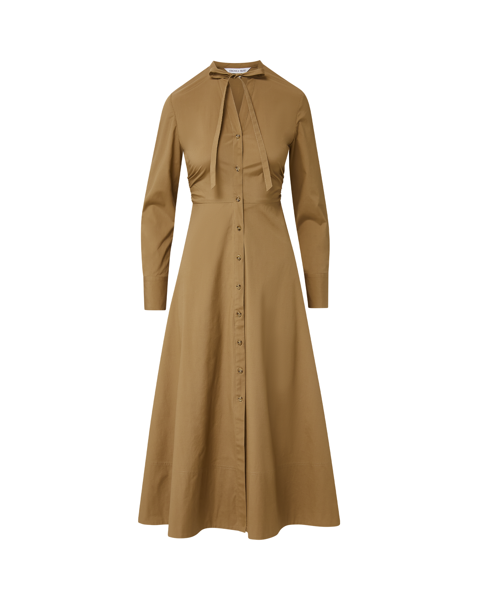 Veronica Beard Honora Midi Shirtdress - Lichen