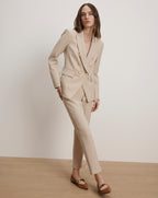 Veronica Beard Miller Dickey Jacket - Heathered Sand