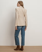 Veronica Beard Miller Dickey Jacket - Heathered Sand