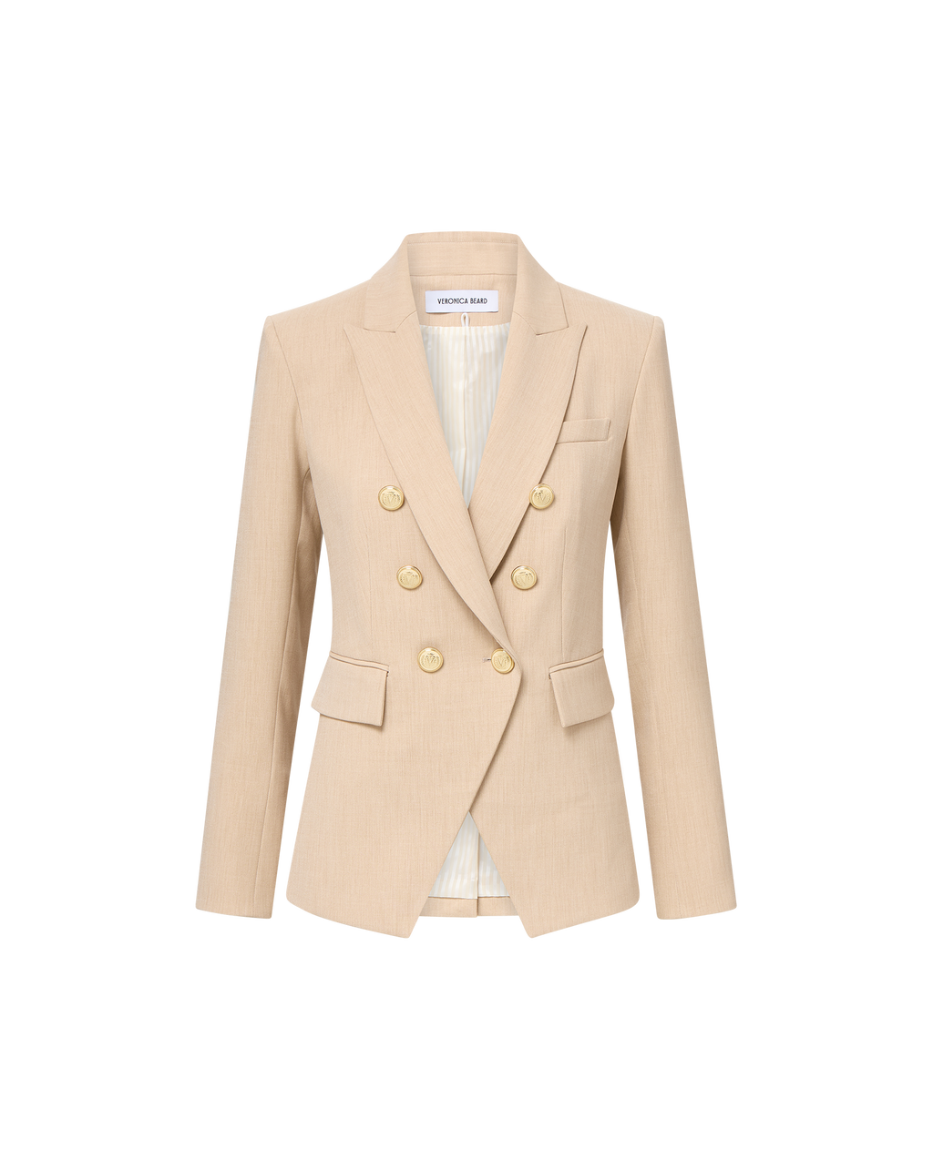 Veronica Beard Miller Dickey Jacket - Heathered Sand