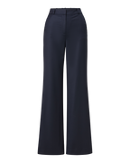 Veronica Beard Eaton Wide-Leg Pant - Navy