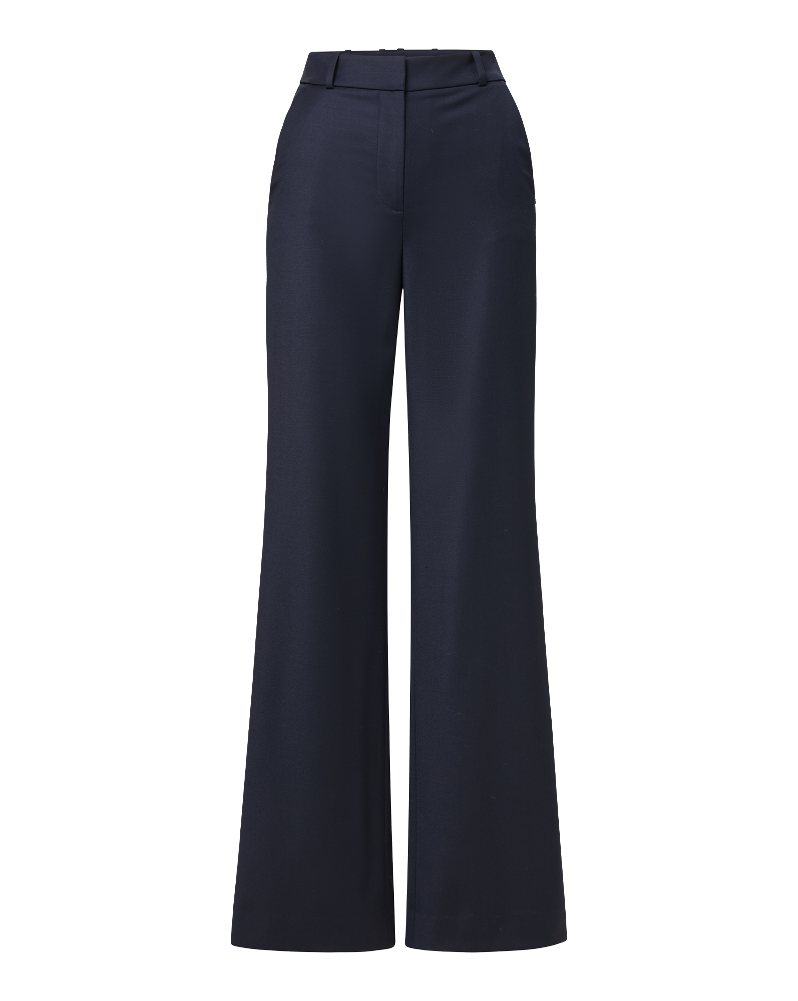 Veronica Beard Eaton Wide-Leg Pant - Navy