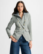 Veronica Beard Miller Dickey Jacket - Antique Blue Melange