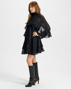 Veronica Beard Tarian Tall Chain Boot - Black
