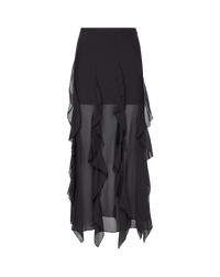 Veronica Beard Ava Silk Maxi Skirt - Black