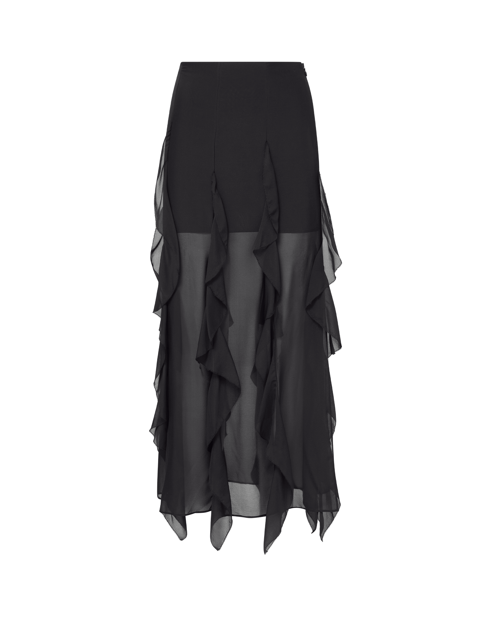 Veronica Beard Ava Silk Maxi Skirt - Black