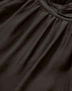 Veronica Beard Alyssa Silk Turtleneck Blouse - Black