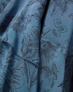 Veronica Beard Graeme Silk Midi Skirt - Ocean/Black