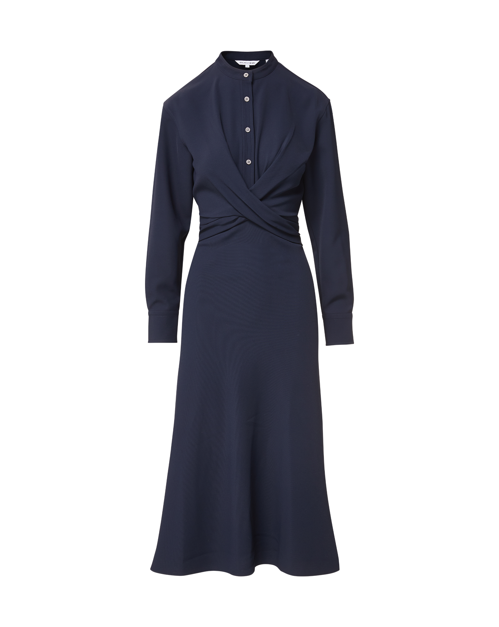 Veronica Beard Ellers Midi Shirtdress Dress - Navy