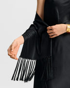 Veronica Beard Wyndham Silk Midi Dress - Black
