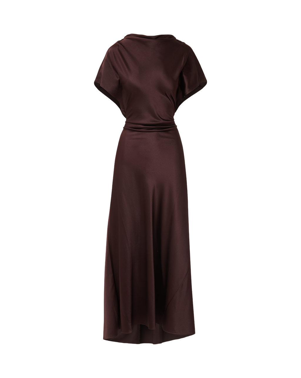 Veronica Beard Redgrave Silk Midi Dress - Dark Currant