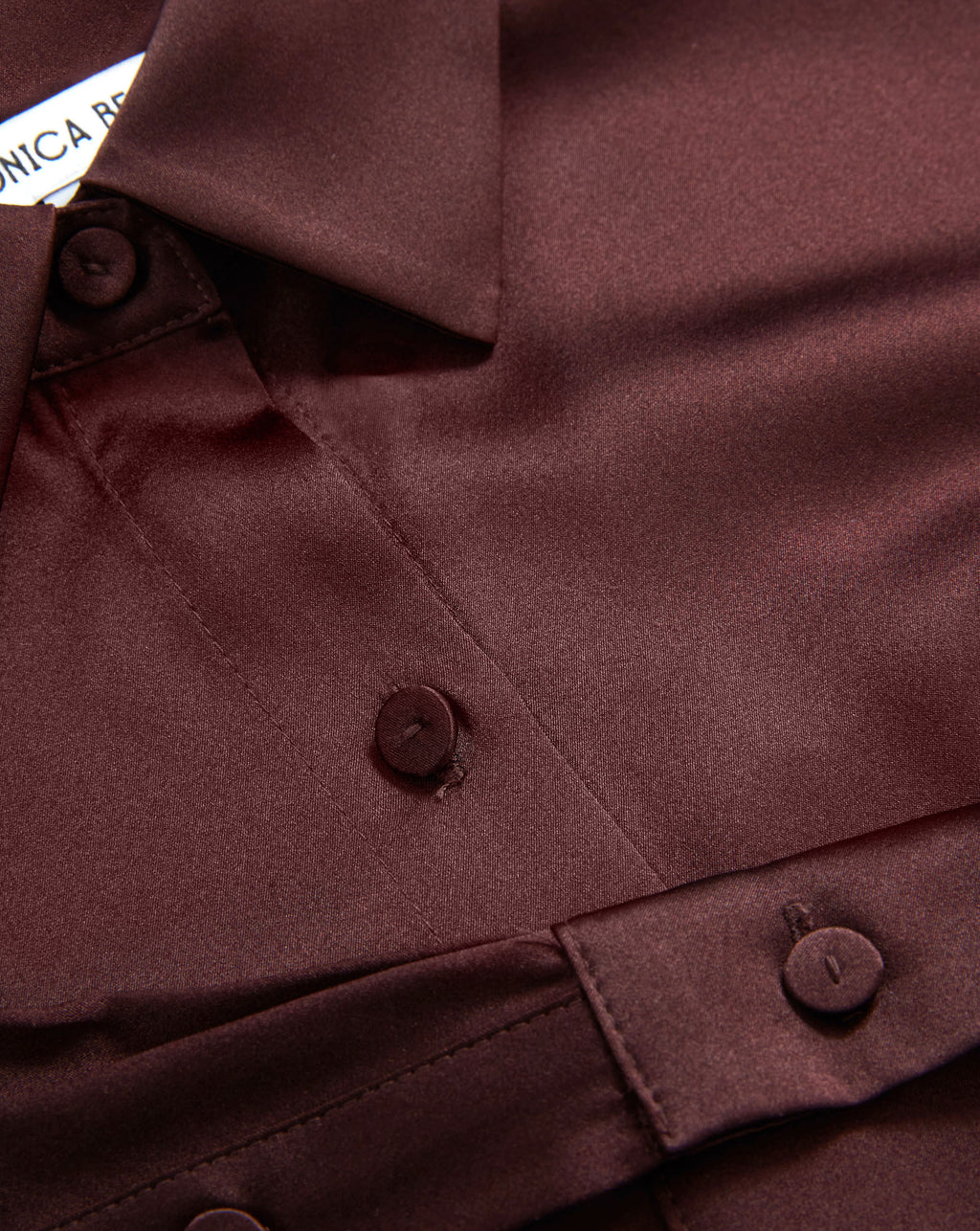 Veronica Beard Monique Silk Button-Down Shirt - Dark Currant