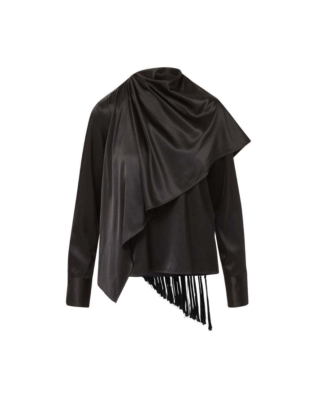 Veronica Beard Daleney Scarf Blouse - Black