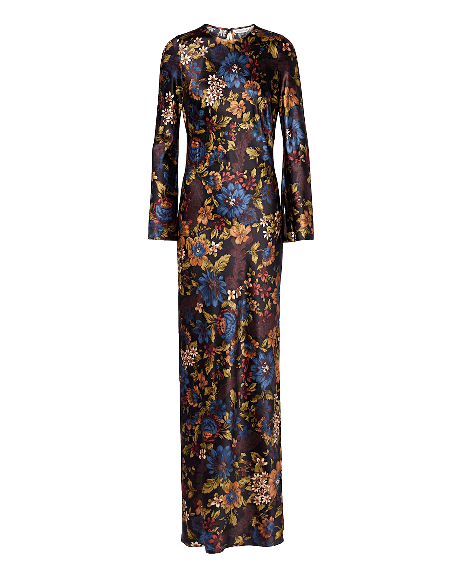 Veronica Beard Gemma Silk-Blend Maxi Dress - Black Multi