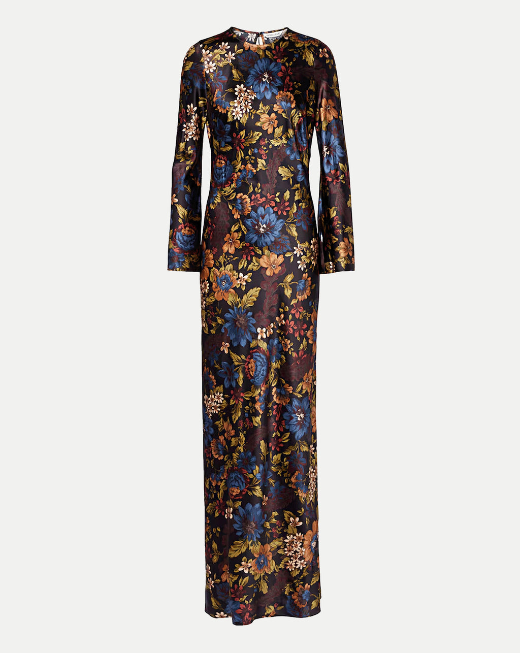 Veronica Beard Gemma Silk-Blend Maxi Dress - Black Multi