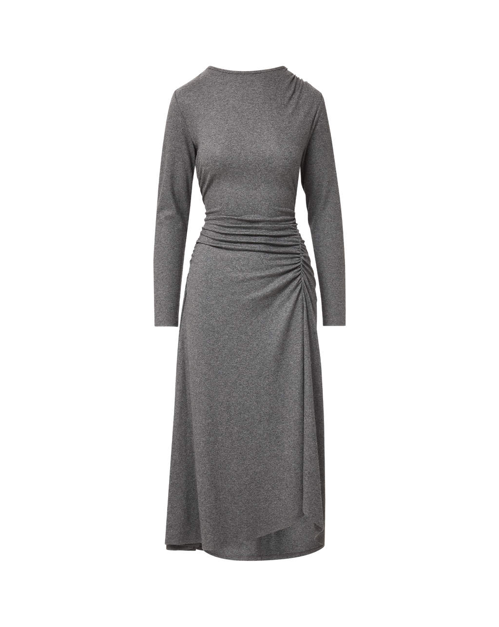 Veronica Beard Theodora Wool Midi Dress - Medium Heather Grey