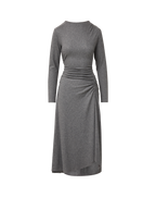 Veronica Beard Theodora Wool Midi Dress - Medium Heather Grey