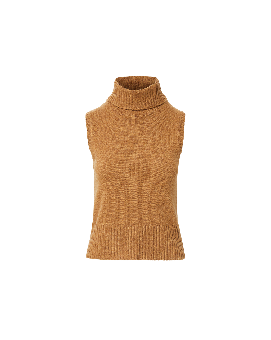 Veronica Beard Mazzy Cashmere Sleeveless Sweater - Dark Acorn Melange