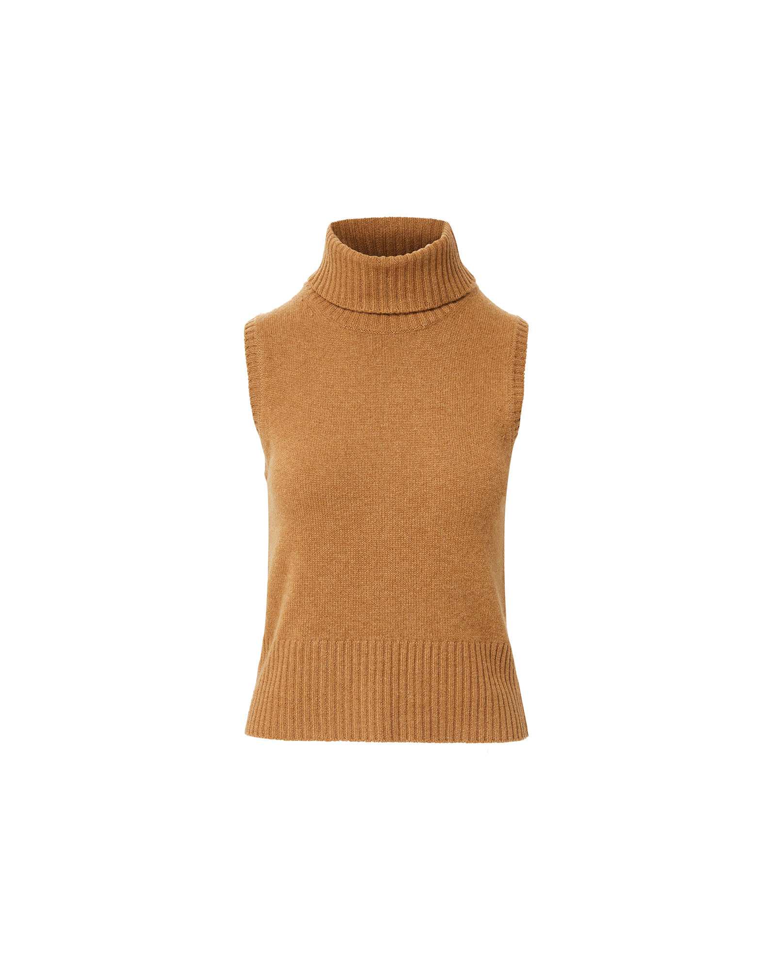 Veronica Beard Mazzy Cashmere Sleeveless Sweater - Dark Acorn Melange