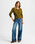 Veronica Beard Gilmour Mohair Cardigan - Moss