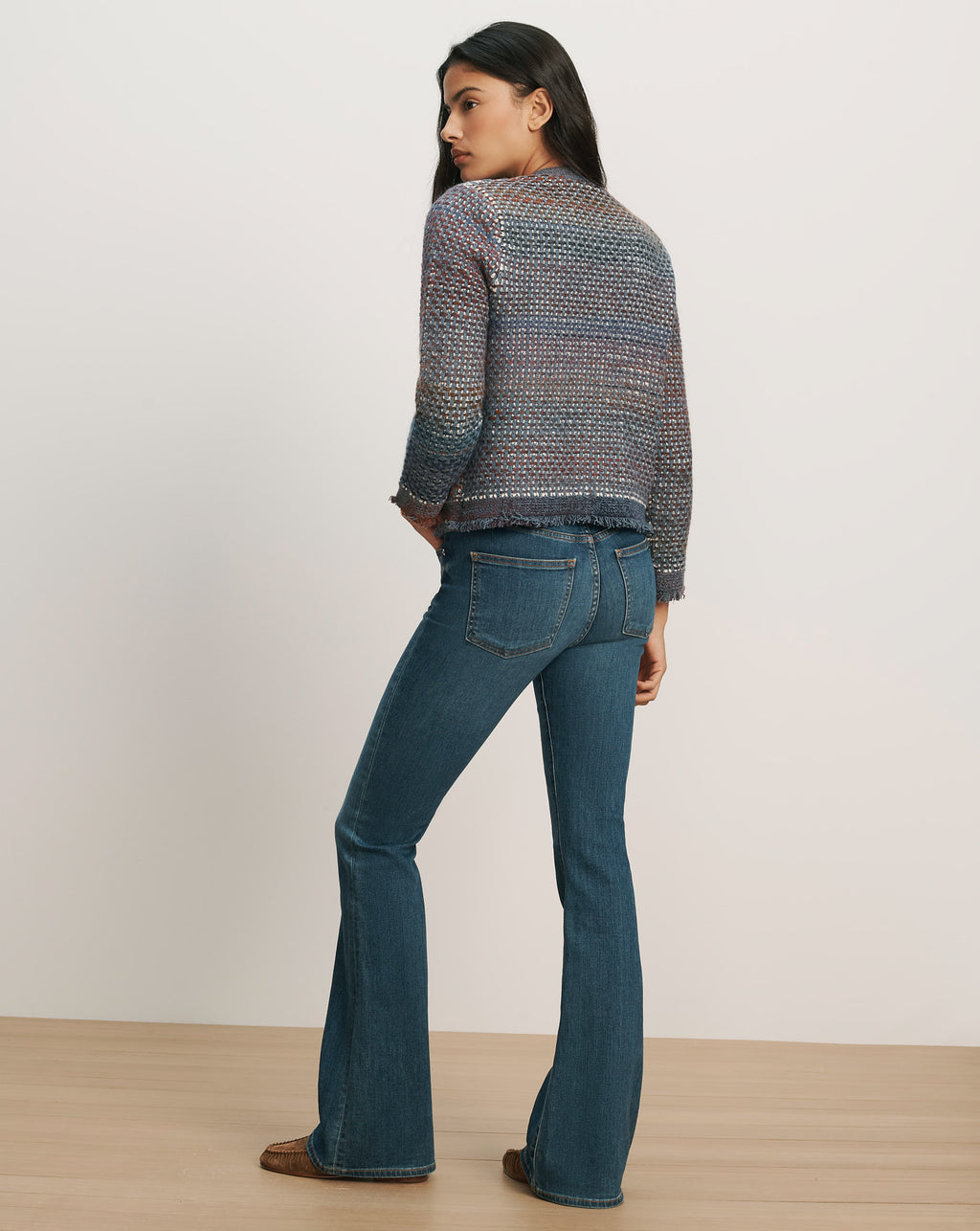 Veronica Beard Sariyah Knit Jacket - Ocean Multi