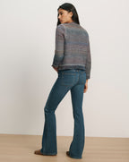 Veronica Beard Sariyah Knit Jacket - Ocean Multi