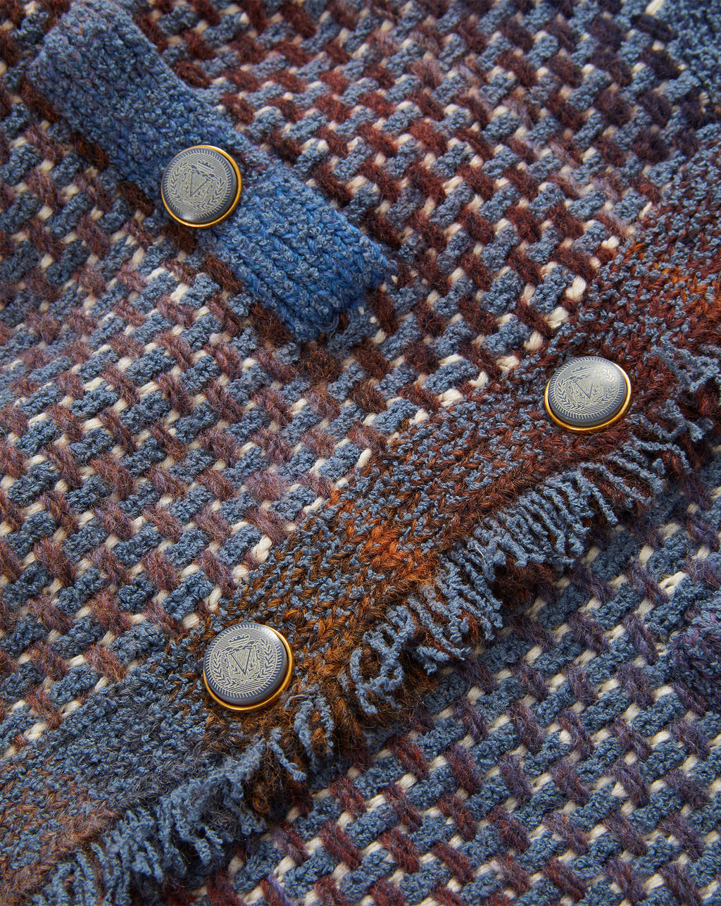 Veronica Beard Sariyah Knit Jacket - Ocean Multi