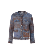 Veronica Beard Sariyah Knit Jacket - Ocean Multi