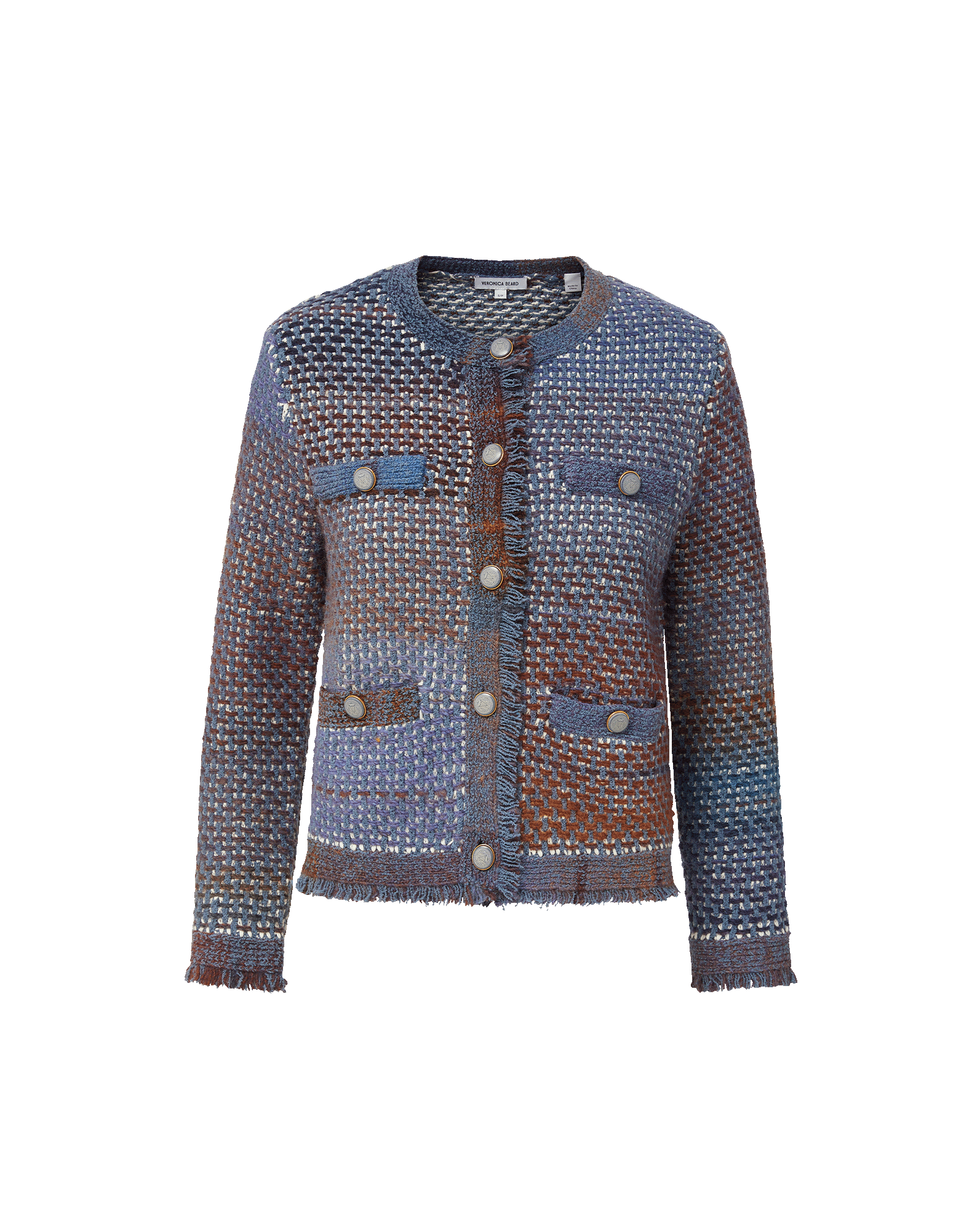 Veronica Beard Sariyah Knit Jacket - Ocean Multi