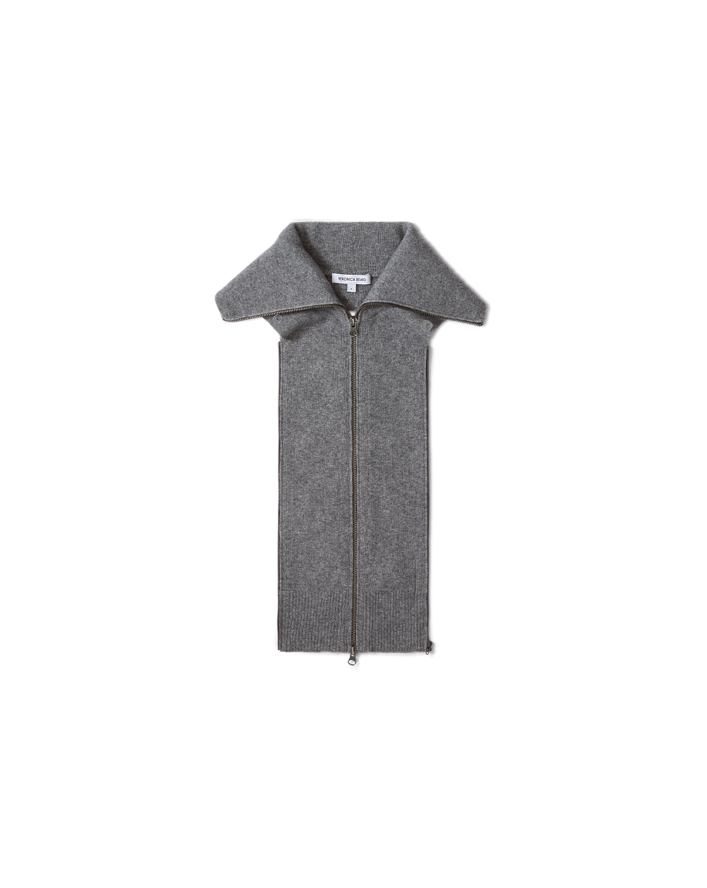 Veronica Beard Beach Cashmere Dickey Medium Heather Grey