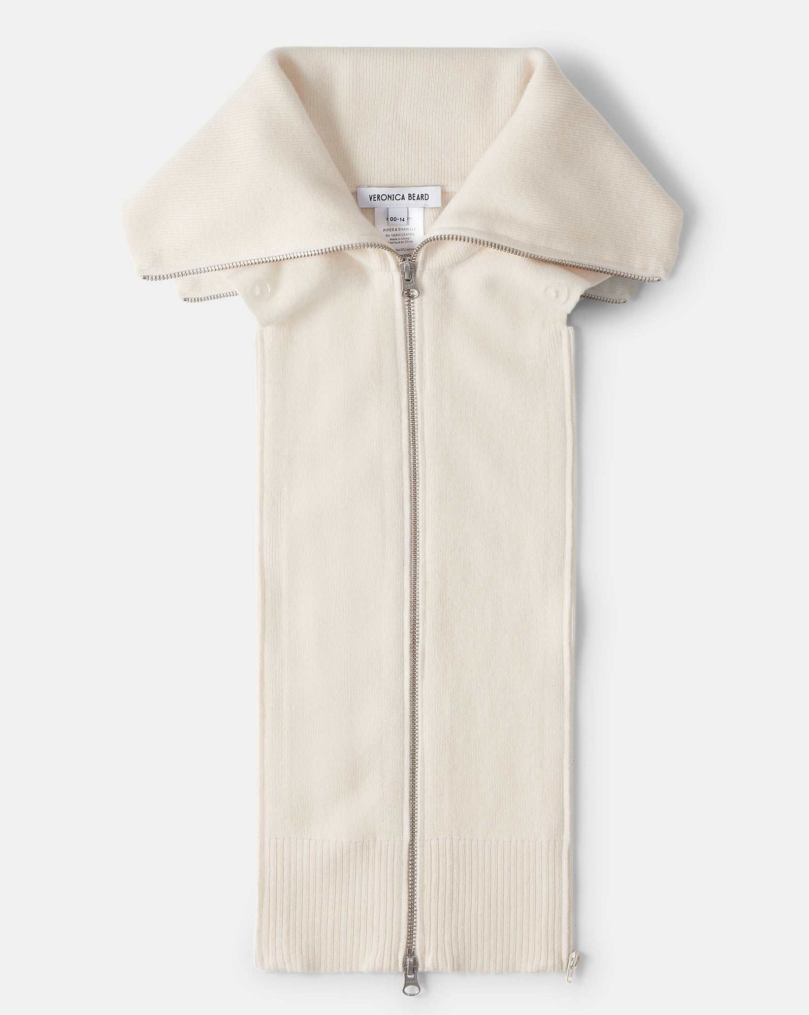 Veronica Beard Beach Cashmere Dickey - Ivory