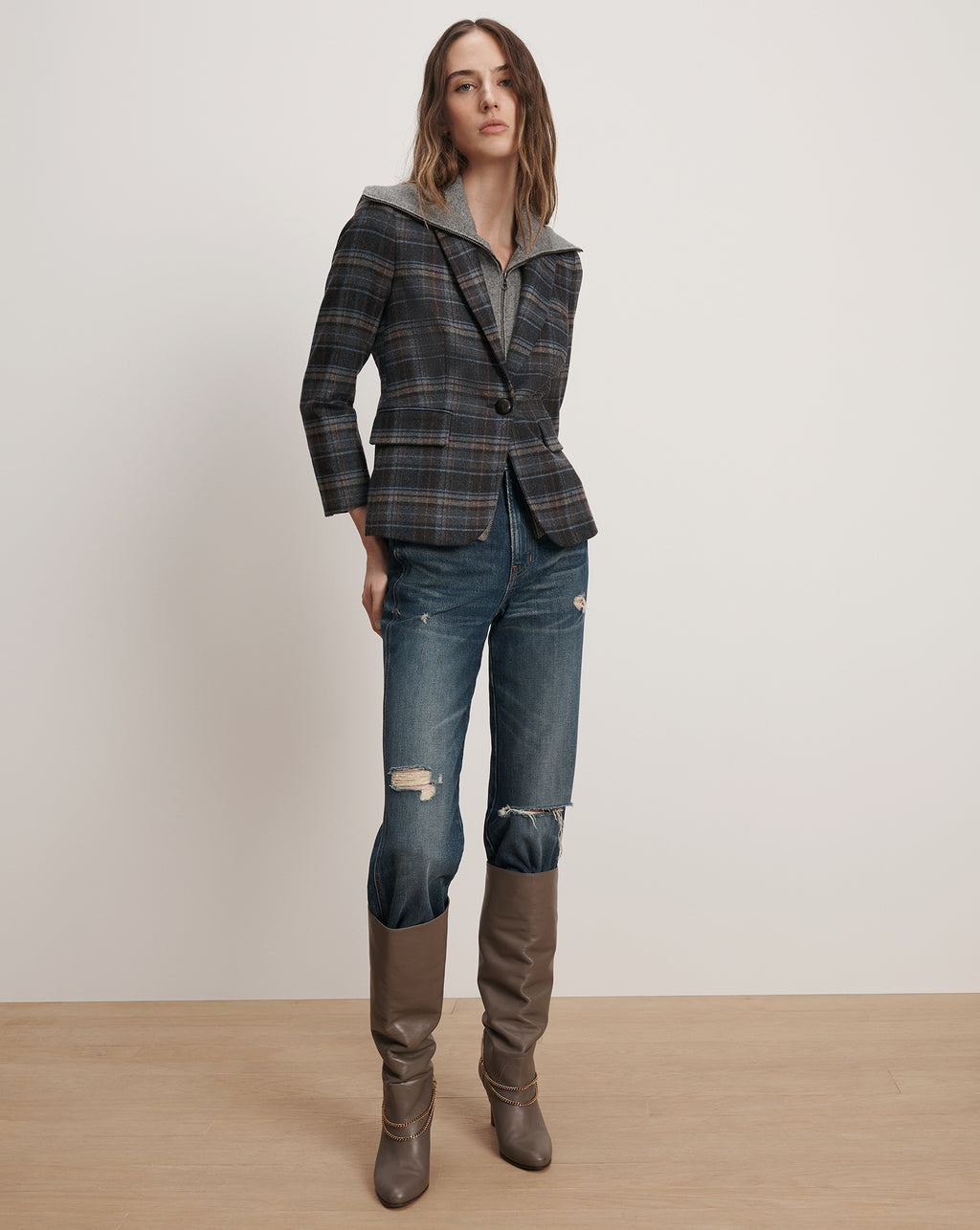 Veronica Beard Beach Cashmere Dickey
