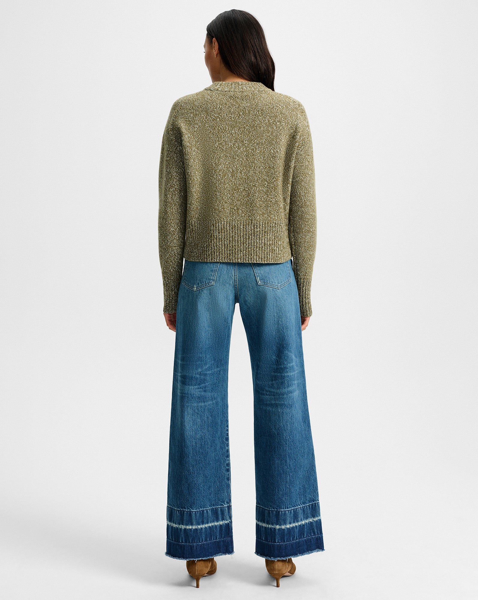 Veronica Beard Andi Cashmere Sweater - Cypress Multi