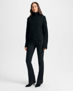 Veronica Beard Matilda Cashmere Turtleneck Sweater - Black