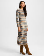 Veronica Beard Sanders Knit Maxi Dress - Dark Acorn Multi