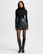 Veronica Beard Pavaline Mini Skirt - Black