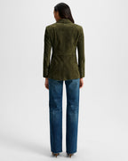 Veronica Beard Duane Suede Dickey Jacket - Cypress
